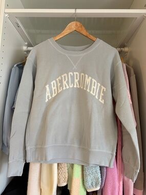 (SOLD)Abercrombie Light Mint Pullover Sweatshirt